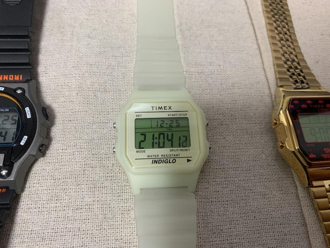 ひ*こ様 Timex デジタル腕時計 3本セット 300円スタート