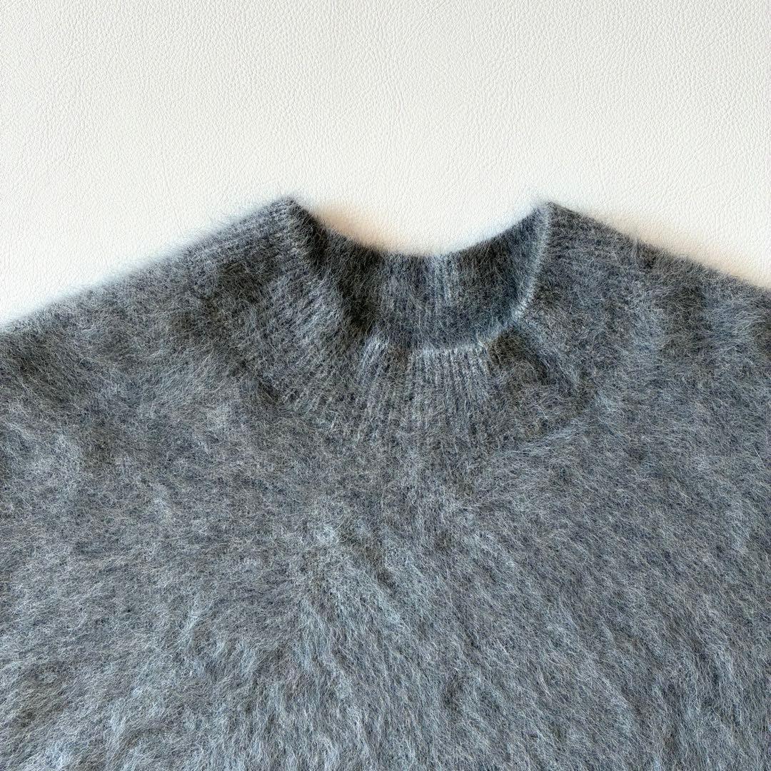 未使用✨OHGA　オーガ　FOX KNIT VEST　カシミヤ　グレー　ふわふわ