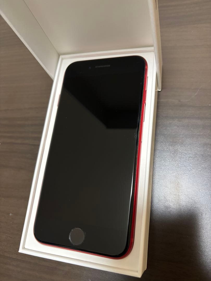 iPhone SE 第3世代 128GB 赤 RED SIMフリー eSIM可