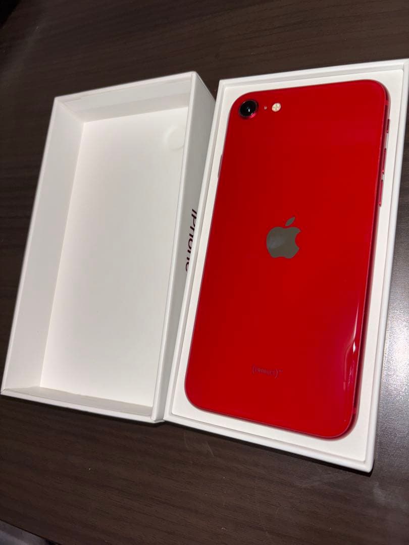 iPhone SE 第3世代 128GB 赤 RED SIMフリー eSIM可