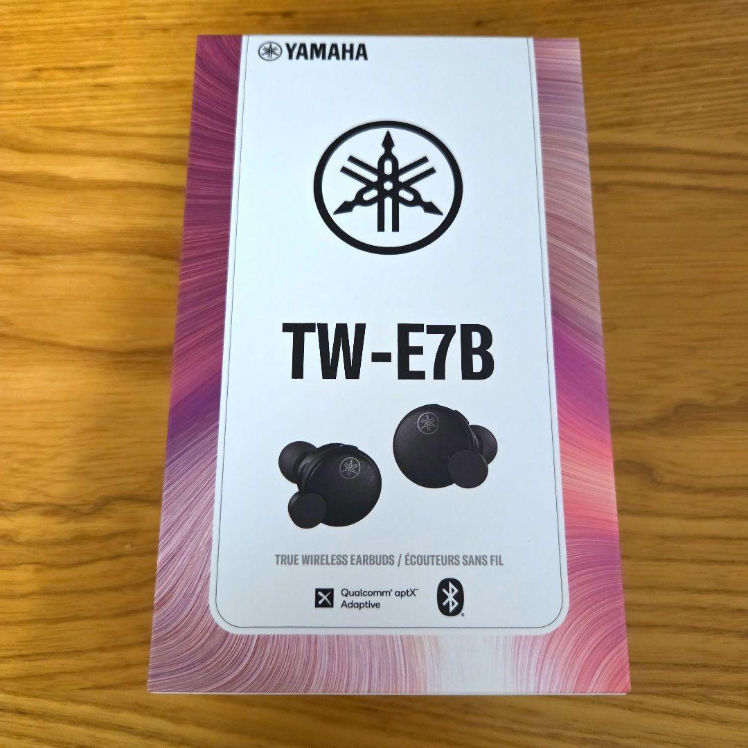 【新品未開封】Yamaha TW-E7B ワイヤレスイヤホン