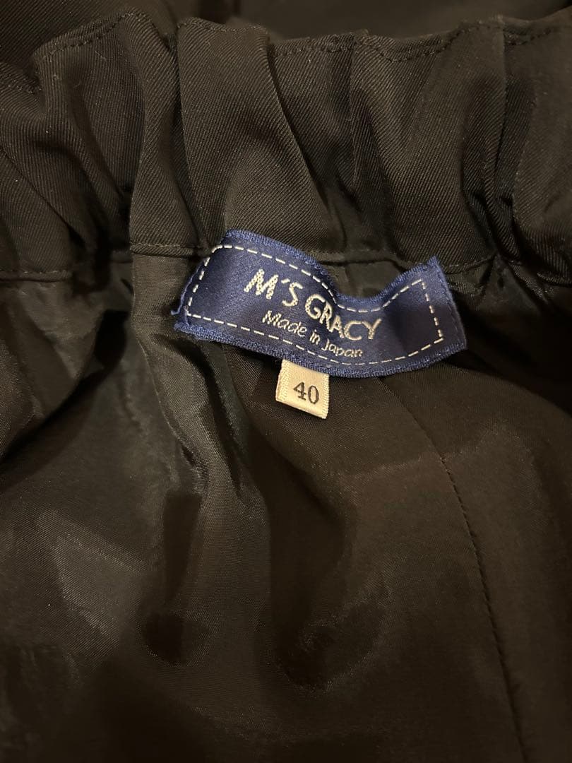 M'S GRACY ブラック ガウチョ、グレーワイドパンツ2点おまとめ