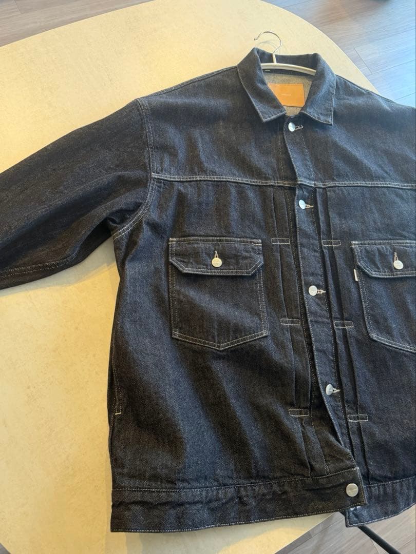 サイズ2 Graphpaper ダークデニム オーバーサイズジャケット メンズ