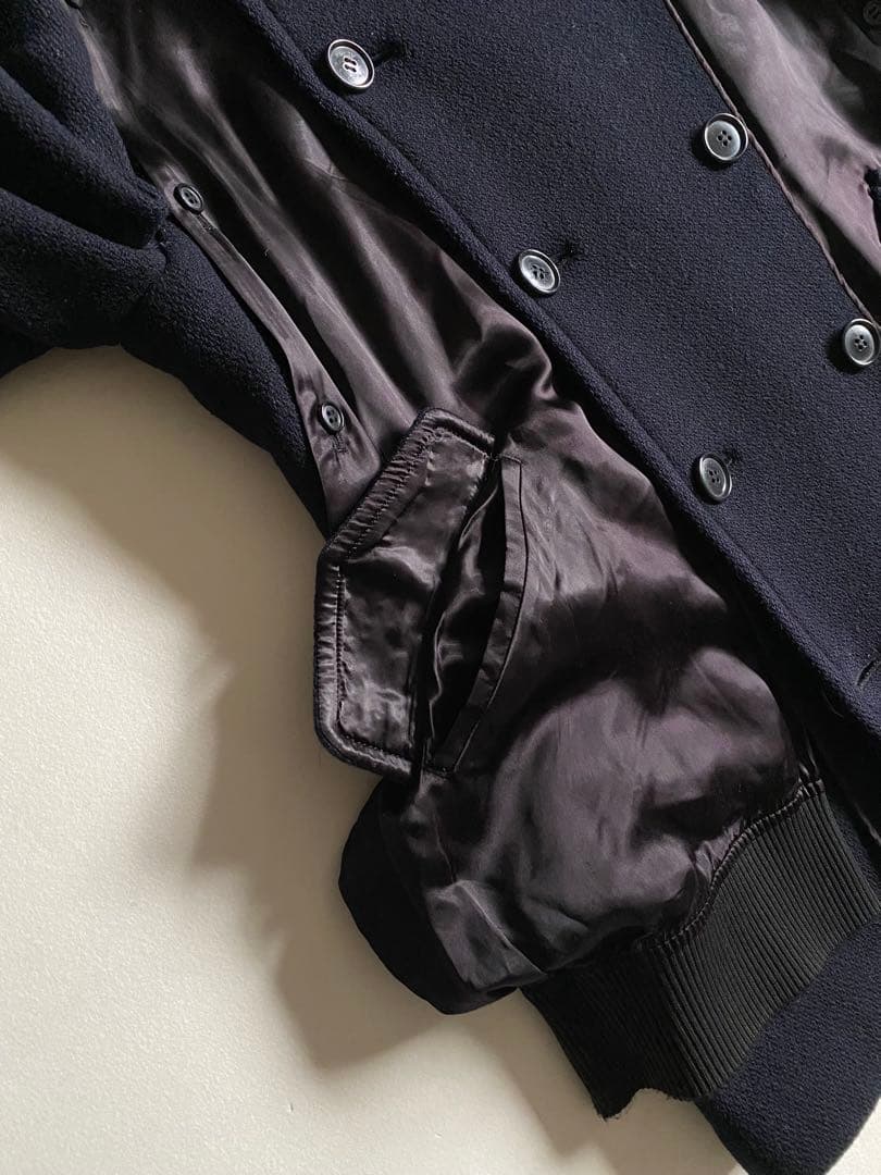 ジャケット・アウター 00s- FRAPBOIS inside out lining pea coat