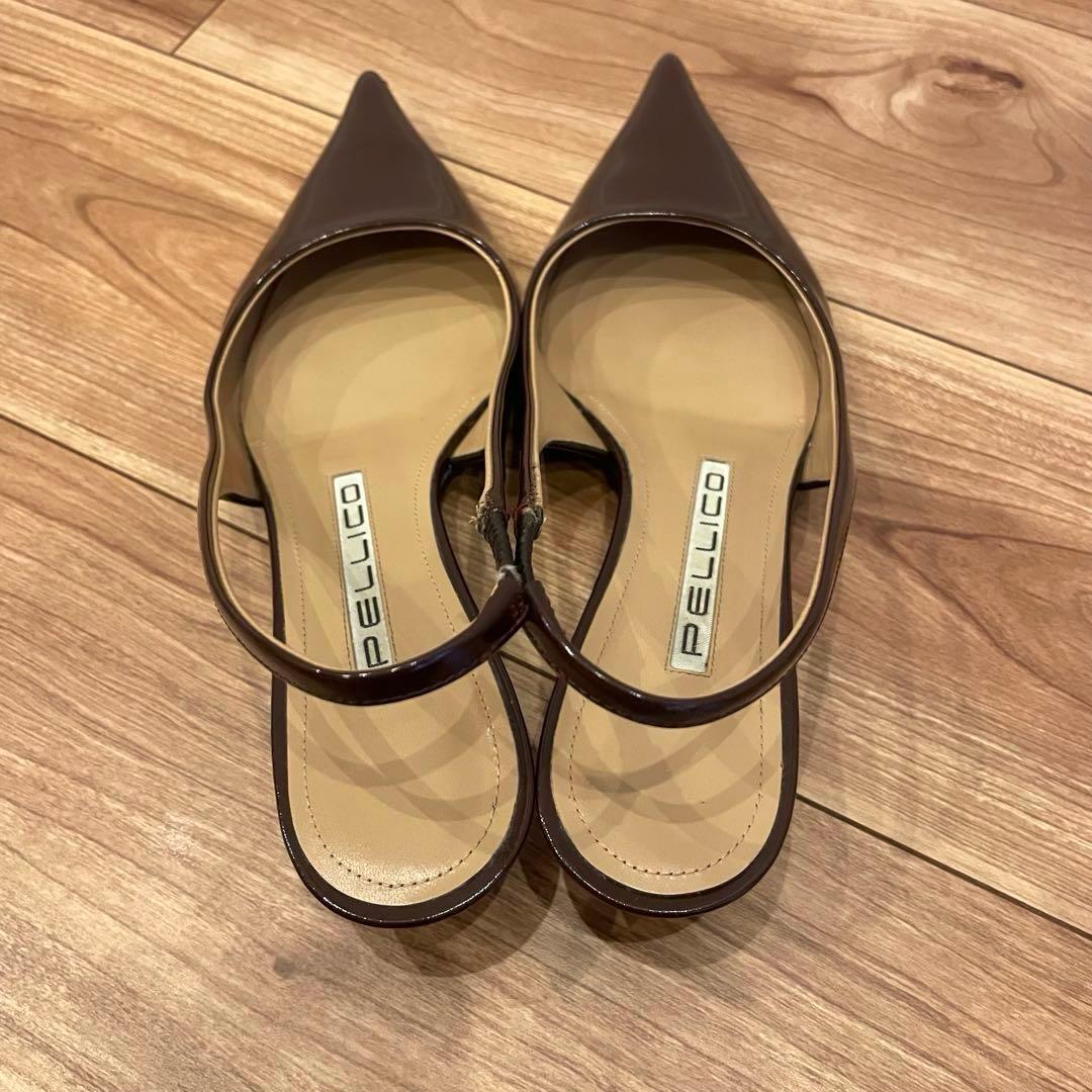定番人気　PELLICO ペリーコ　バックストラップパンプス