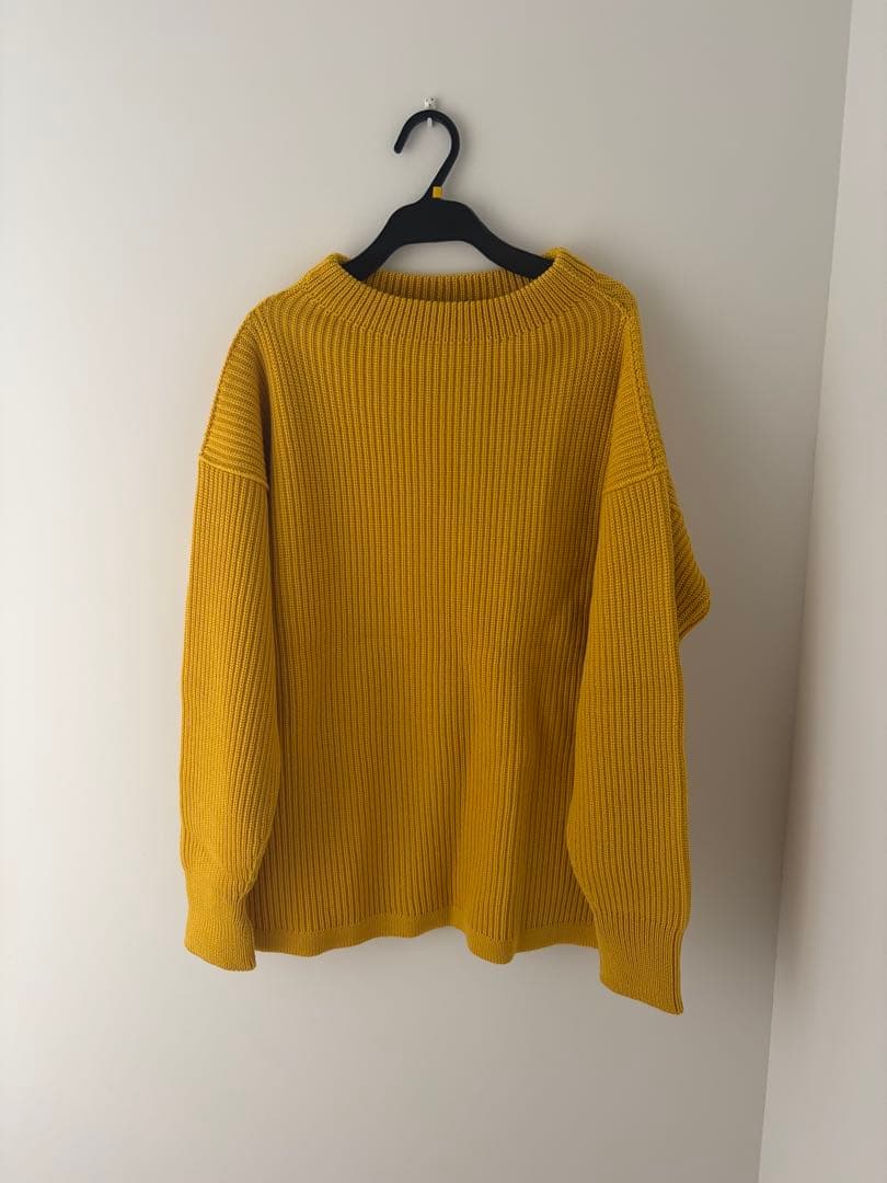 ANDERSEN-ANDERSEN イエロー ニットセーター M