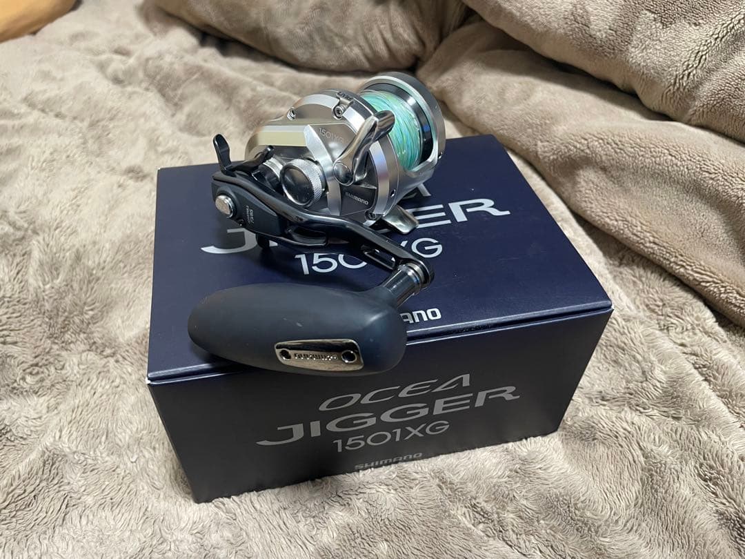 SHIMANO 21OCEA JIGGER 1501XG 左巻き　ベイトリール