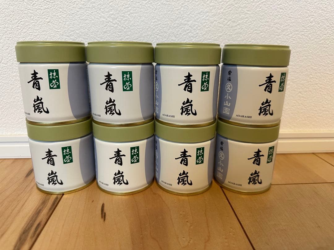 丸久小山園　青嵐 抹茶 40g8缶セット