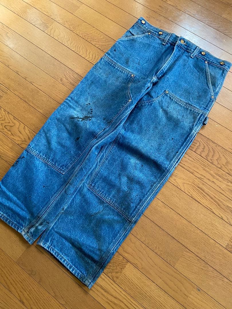 Carhartt ダブルニー デニム 80s 星タグ