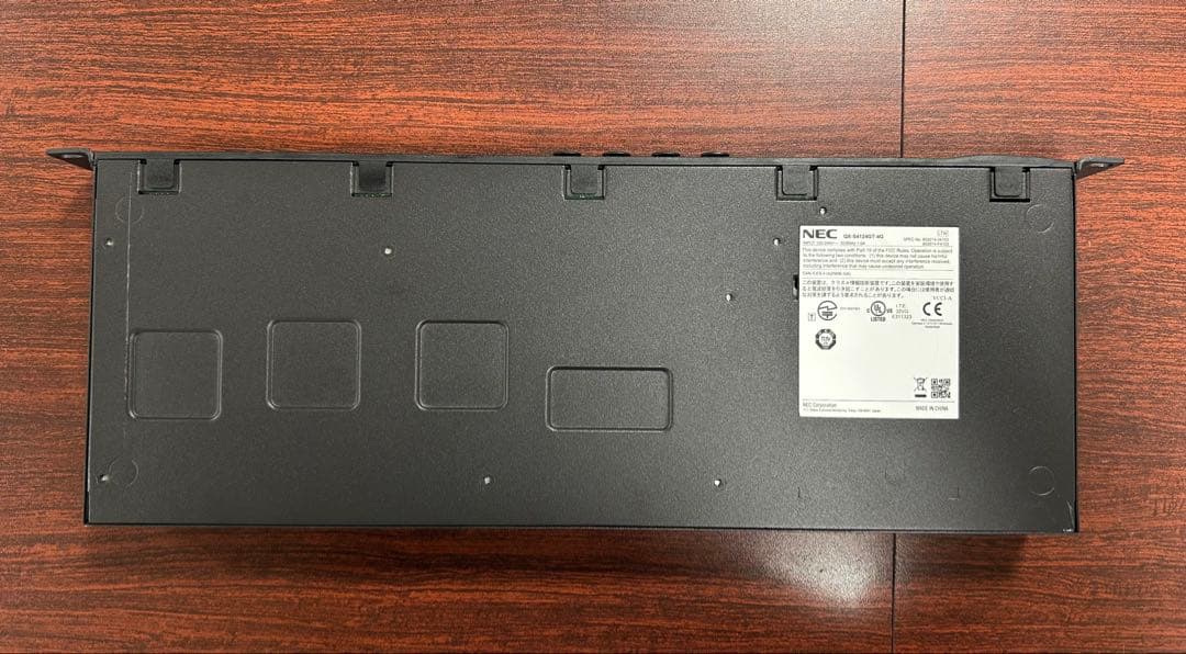 QX-S4124GT-4G 美品 NEC L2スイッチ