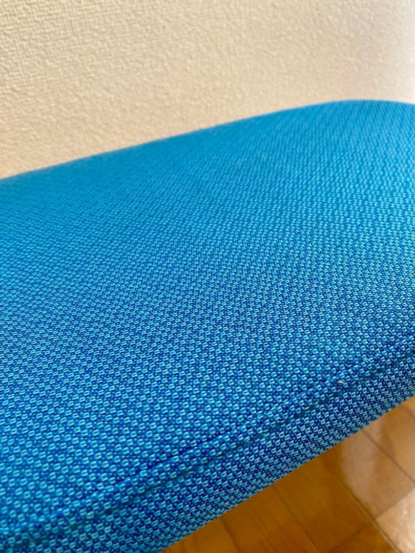 【無印良品】残反をつかったスタッキングスツール　ブルー