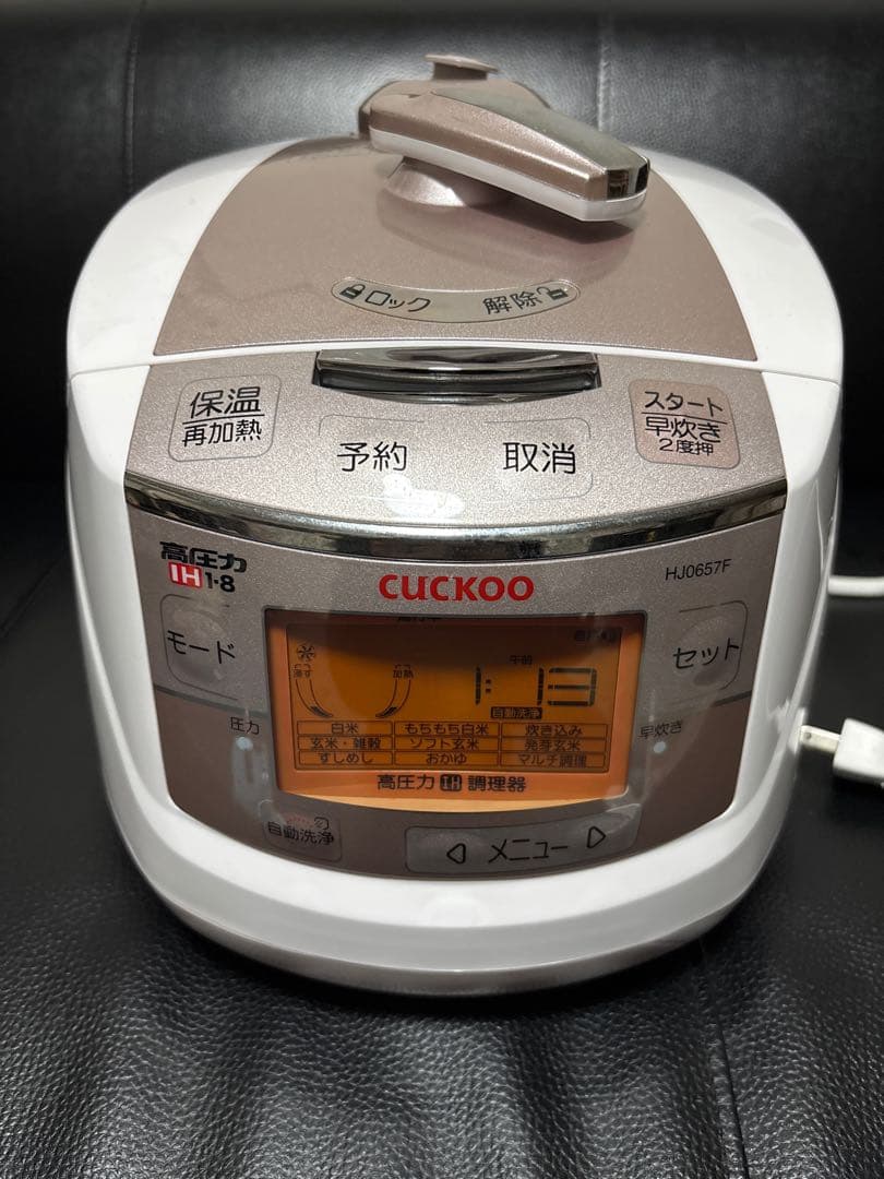 【最終価格】CUCKOO クック 高圧力IH炊飯器 CRP-HJ0657F 美品