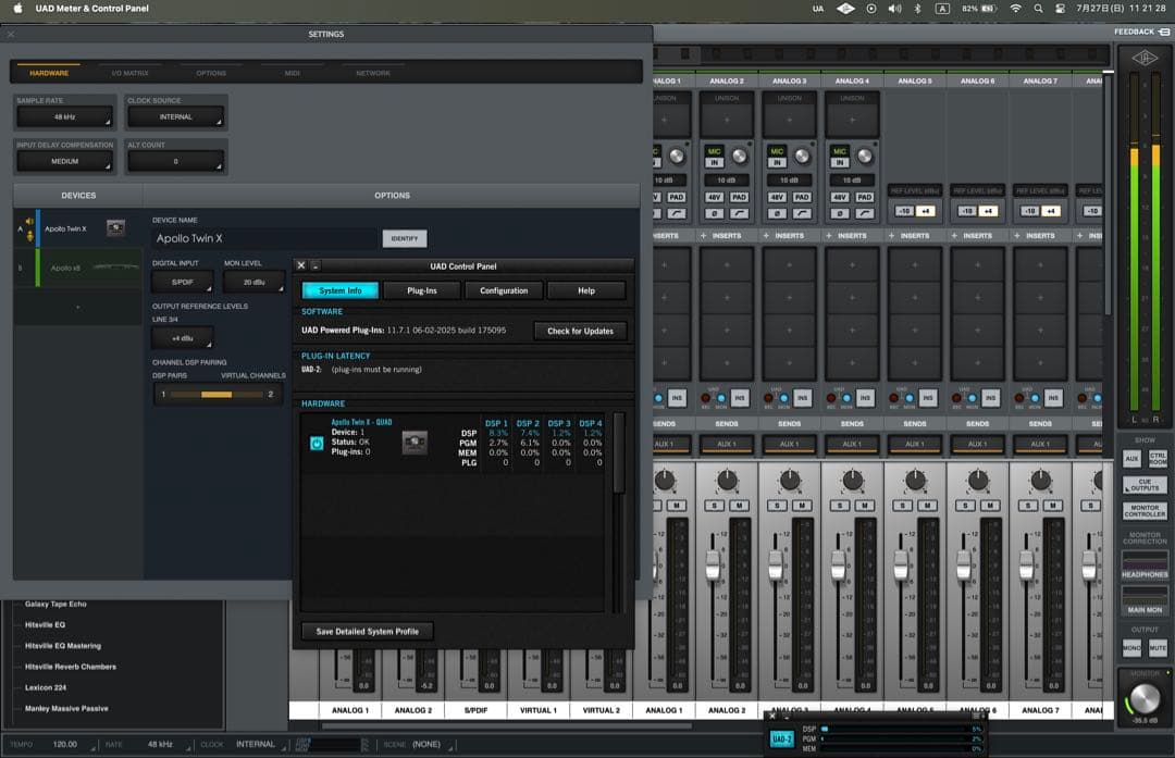 DTM・DAW Universal audio apollo twin x quad gen1