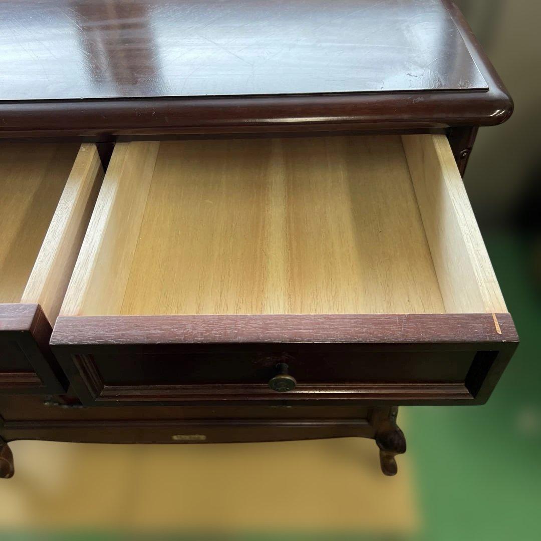 東海家具 SriTokai 猫脚 キャビネット 四段五杯 箪笥 タンス