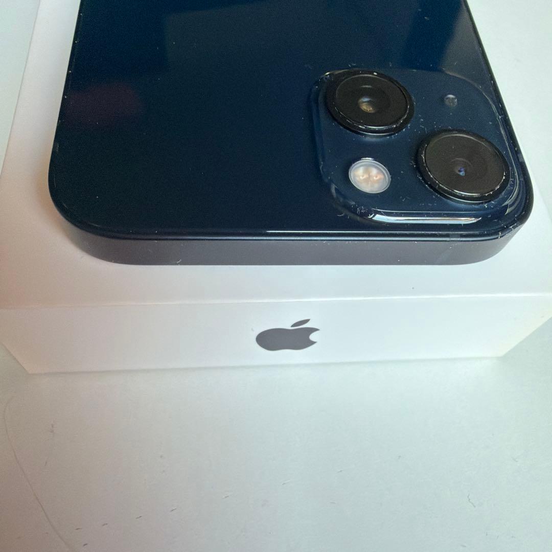 iPhone 13 本体128GB ミッドナイトsimフリーガラスフィルム2枚付