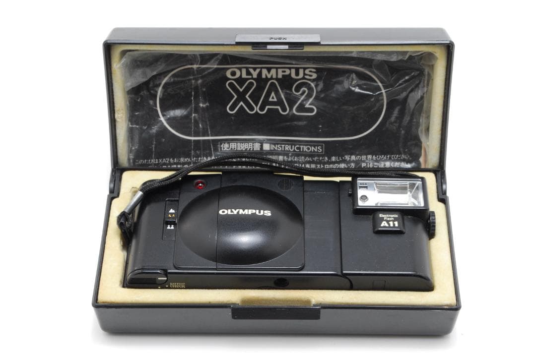 美品 OLYMPUS XA2 A11 セット コンパクトフィルムカメラ