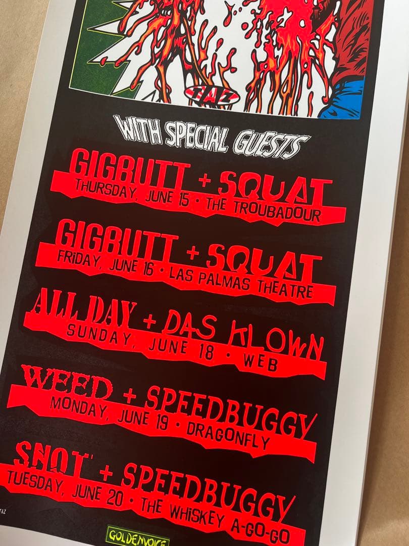 Taz NOFX AKIRA 鉄雄 金田ポスター kozik