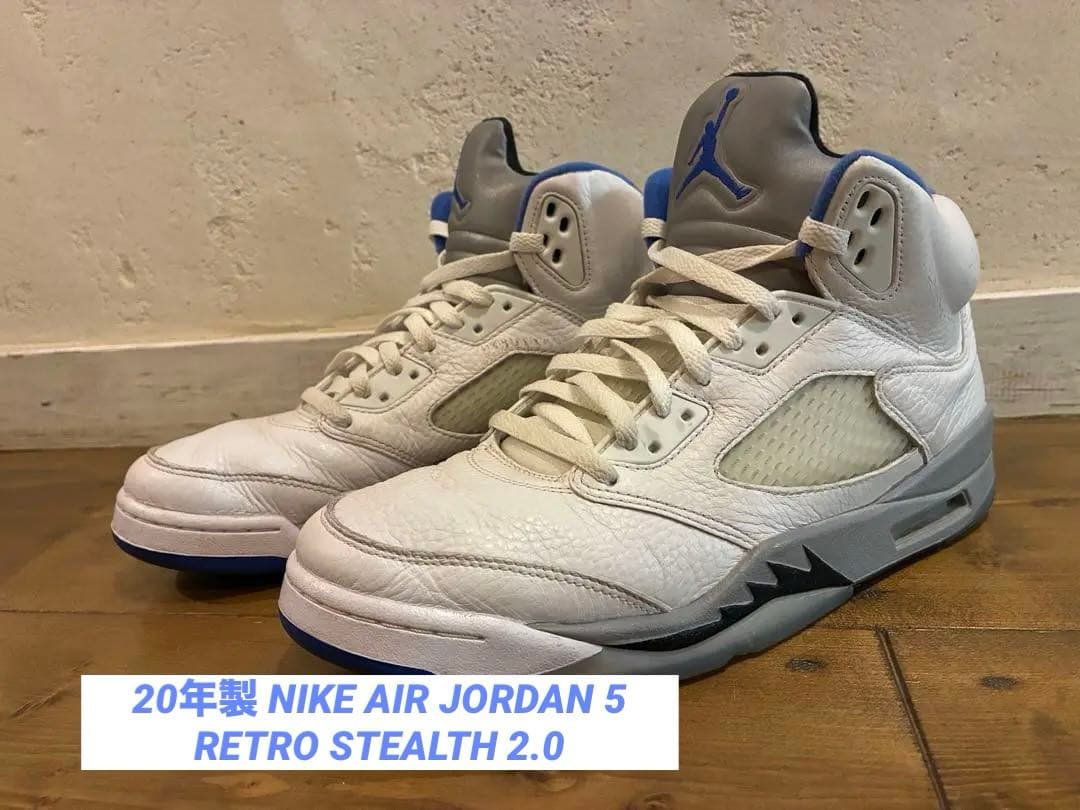 20年製 NIKE AIR JORDAN 5 RETRO STEALTH 2.0