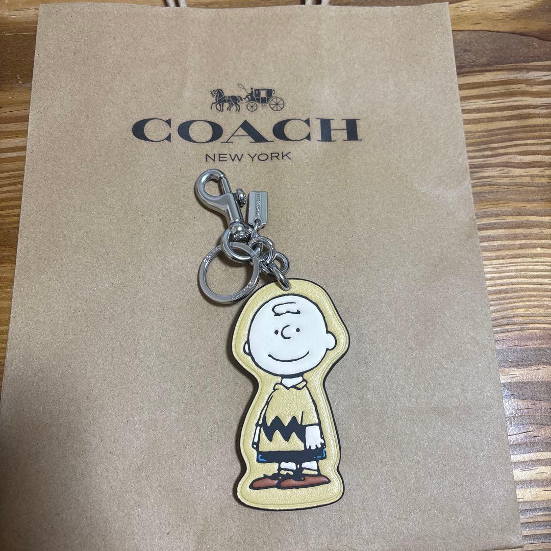 COACH PEANUTS チャーム チャーリー・ブラウン