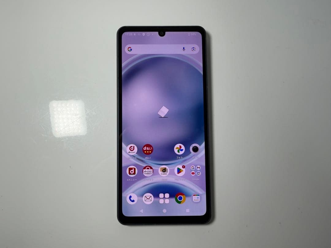 Aquos sense8 sh-54d docomo コバルトブラック 難あり