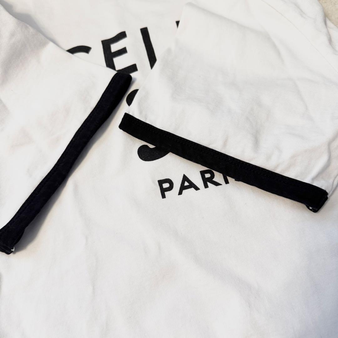 【SA】CELINE　セリーヌ　トリオンフ　PARIS 　白　Tシャツ