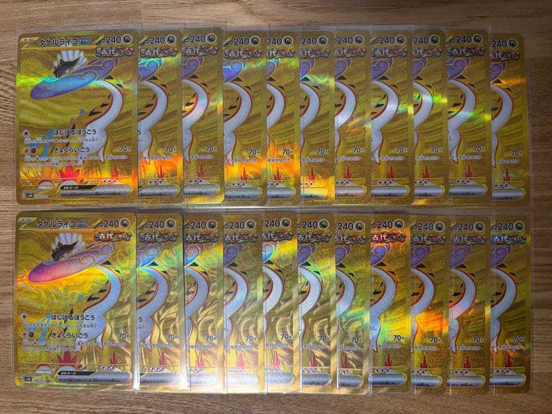 タケルライコex UR sv5k 100/071 22枚