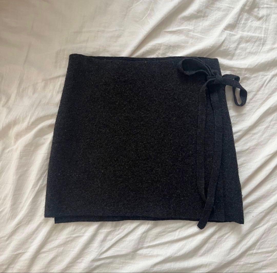 paloma wool ウール混紡 ラップスカート