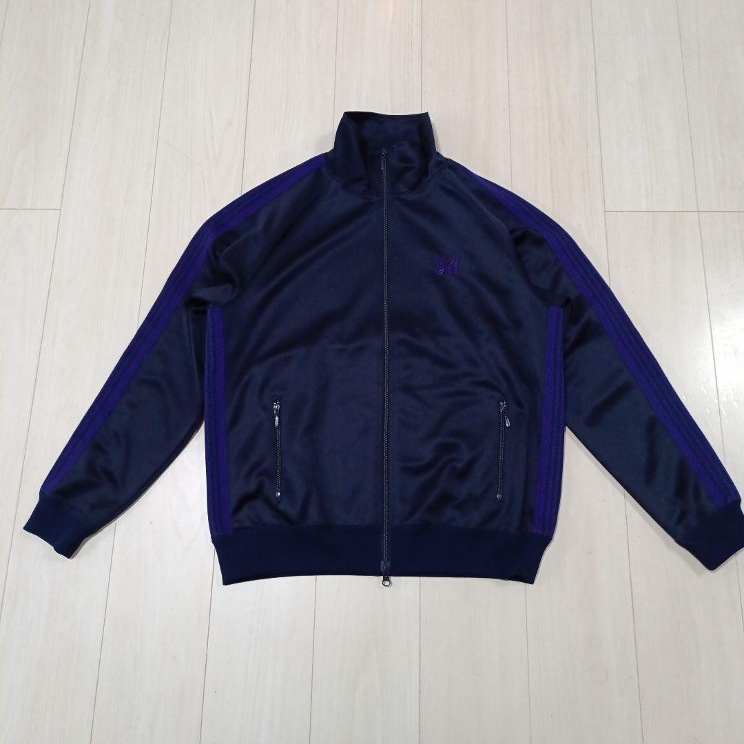 NEEDLES トラックジャケット　ニードルス　ネイビー　パープル　L 極美品