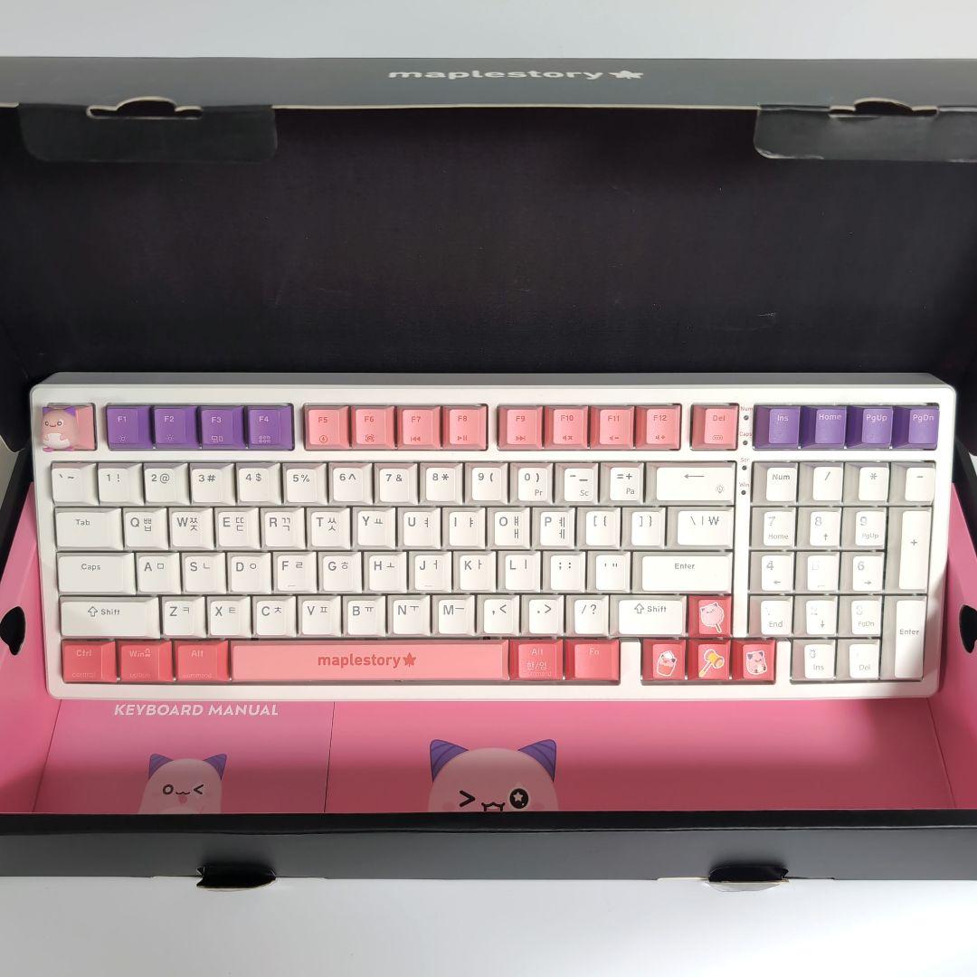 NEXON PRIME メイプルストーリー ピンクビーン ゲーミングキーボード