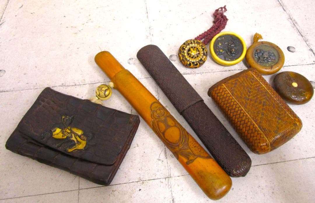 希少 蔵出し キセル入れ 煙草入れ 飾り アンティーク 画像重視ご判断ください