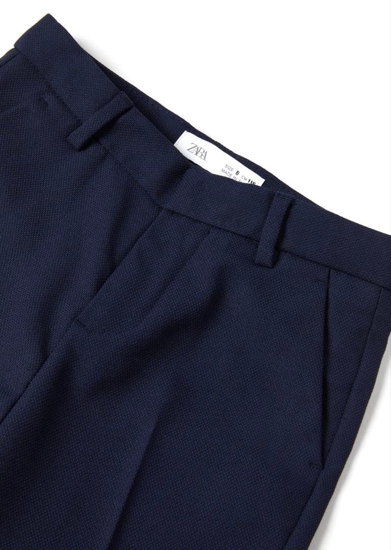 新品【ZARA】 152 テクスチャースーツ上下セット キッズスーツ フォーマル