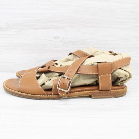 ◇HERMES ブラウン メンズ サンダル 25cm