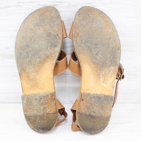 ◇HERMES ブラウン メンズ サンダル 25cm