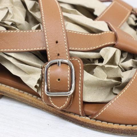 ◇HERMES ブラウン メンズ サンダル 25cm