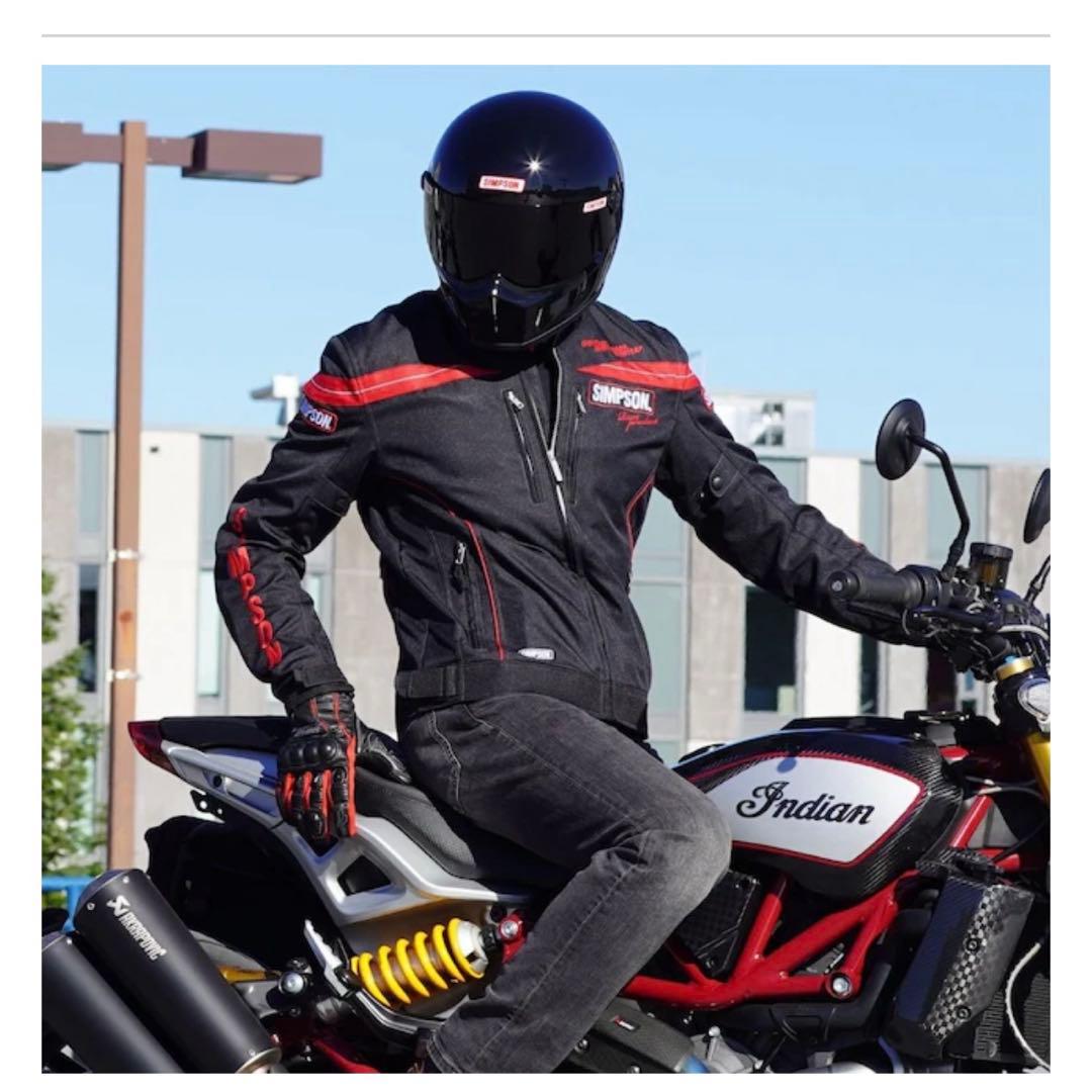SIMPSON NSW-C02 ライダース ウィンタージャケット 秋冬モデル