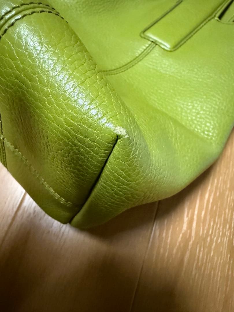 希少カラー HIROFU レザーハンドバッグ