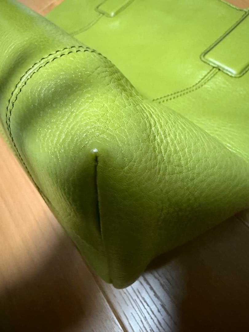 希少カラー HIROFU レザーハンドバッグ