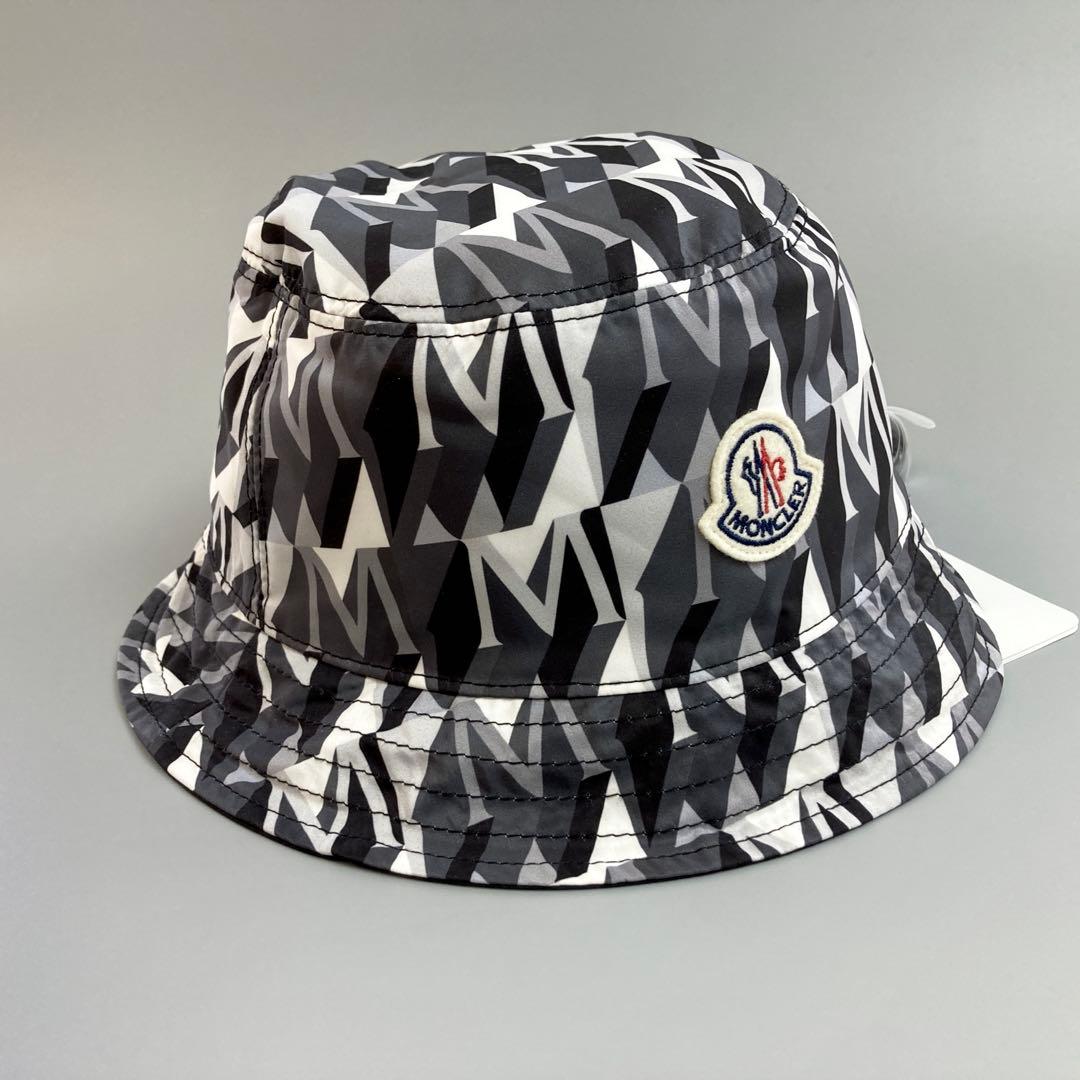 新品未使用 MONCLER モンクレール バケットハット リバーシブル 帽子 黒
