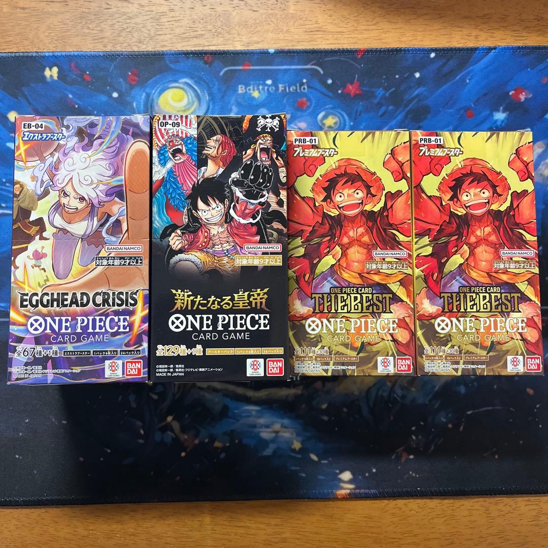 新たなる皇帝 ザベスト EGGHEAD CRISIS 未開封4BOXテープ付