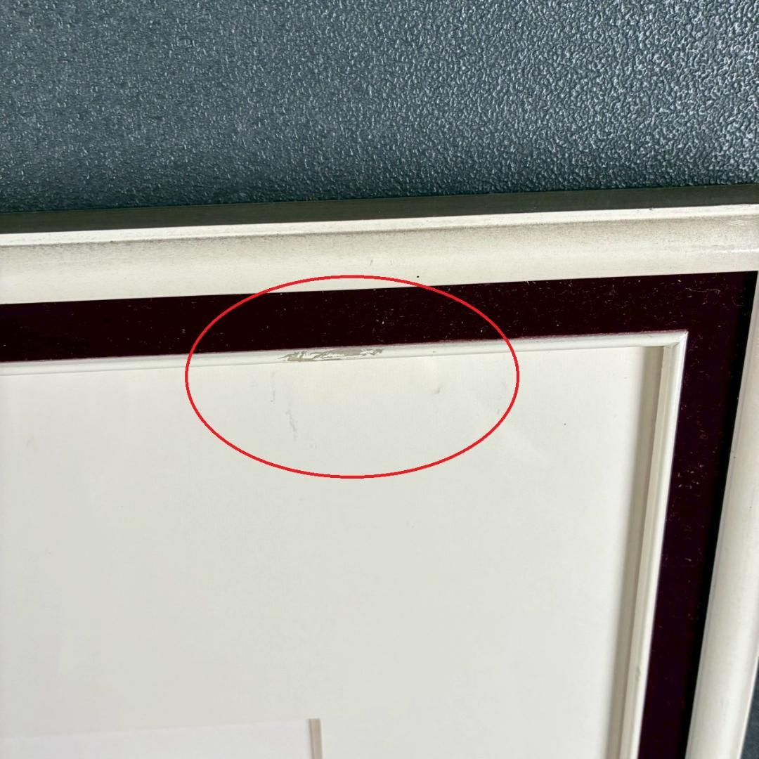 ベルナール・シャロワ「瞑想」リトグラフ 直筆サイン入り 真正証明書有 古径額