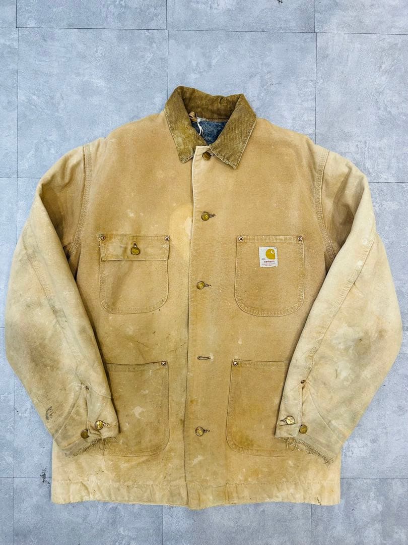 【希少】60s 〜 70s Carhartt チョアコート カーハート ベージュ
