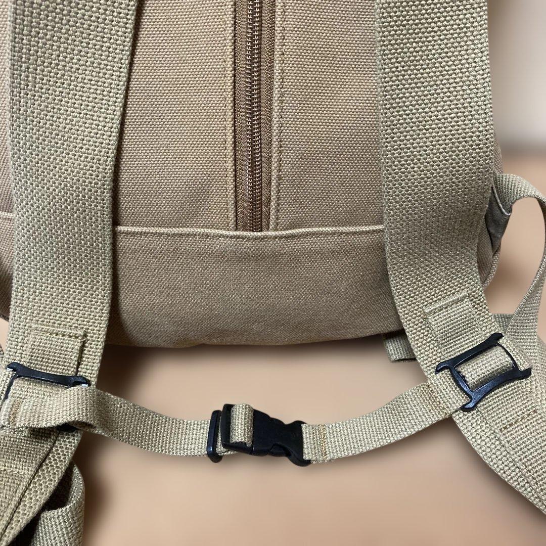 シライデザイン　帆布リュック【カーキ】