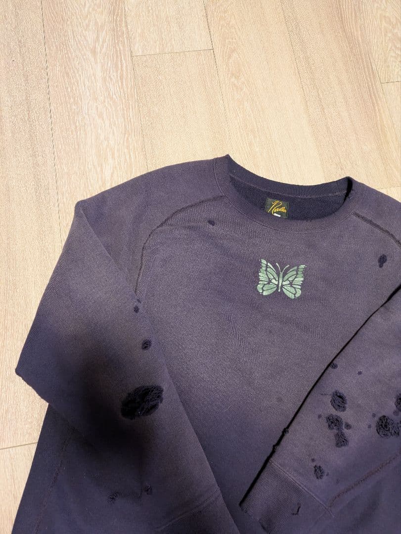 Needles ダメージが加工　トレーナー