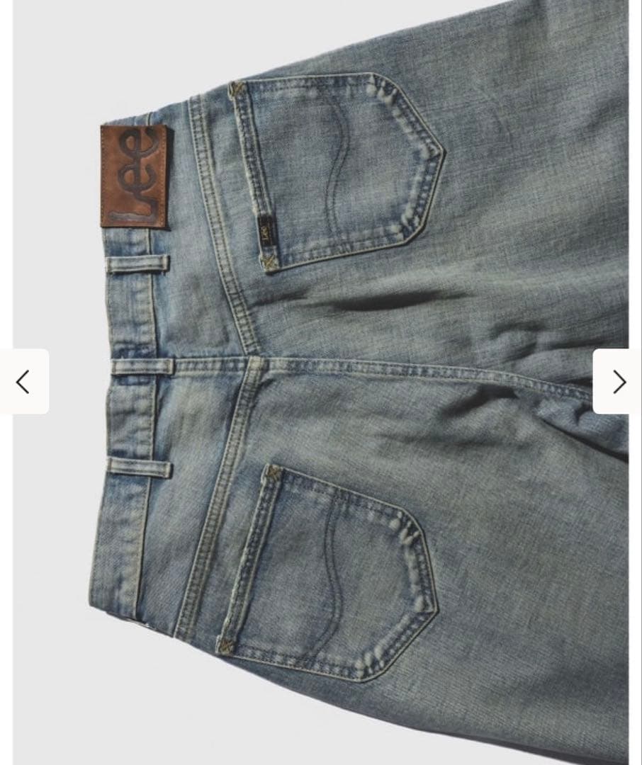 BEAMS 【別注】Lee / 101 クラッシュ デニムパンツ