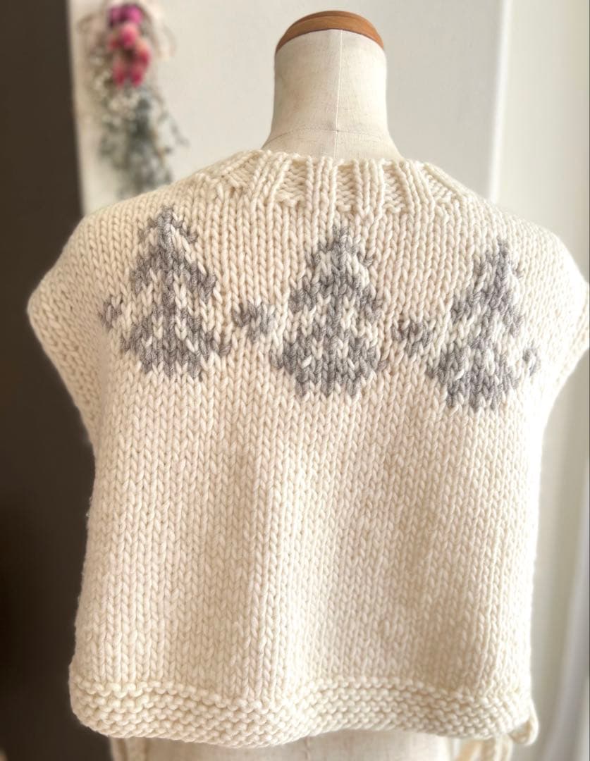 SM2＊TSUHARU＊ペルー＊ニット前後着ジャガードニットベスト＊