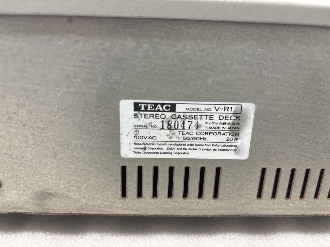希少！カセットデッキ　TEAC V-R1