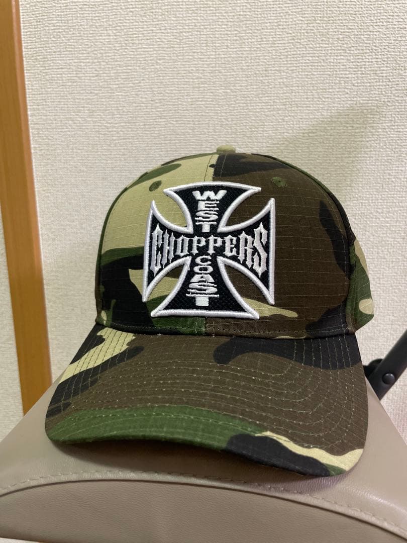 ウエストコーストチョッパーズ カモフラージュキャップ 未使用 在庫ラスト