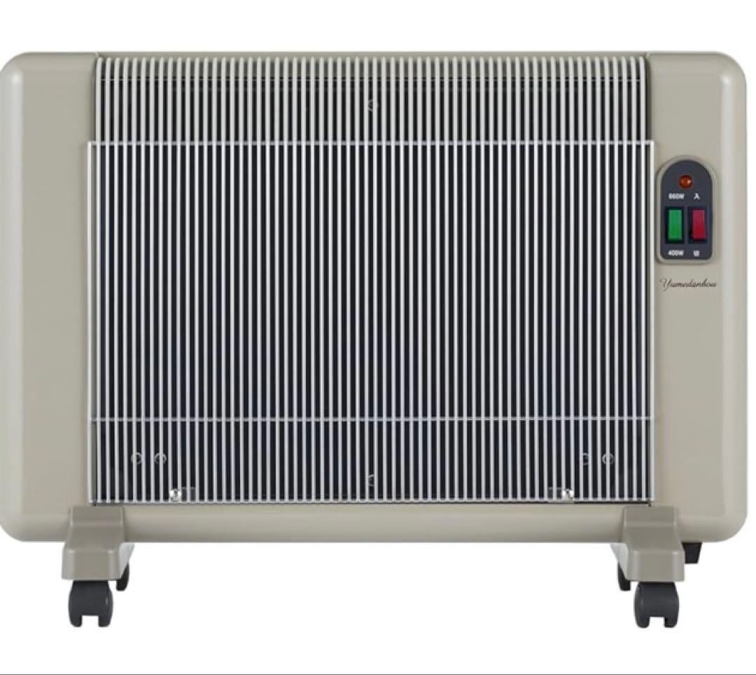 夢暖房　遠赤外線パネルヒーター 660型　キャスター付き　安全設計