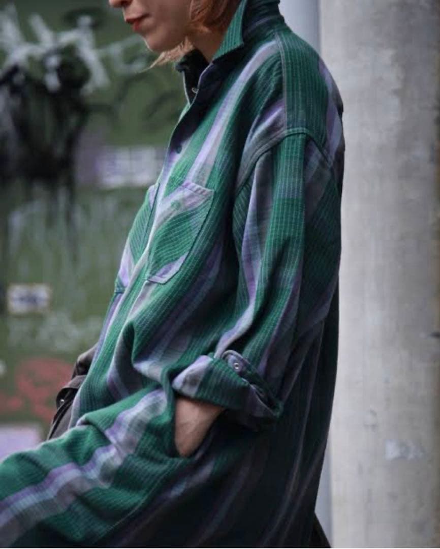 美品 THE NORTH FACE PURPLE LABEL チェックワンピース