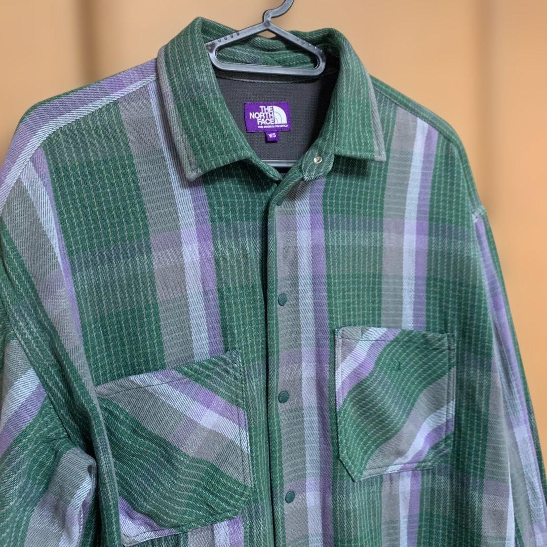 美品 THE NORTH FACE PURPLE LABEL チェックワンピース